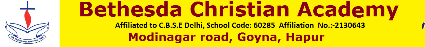 Bathesda Christian Academy, Hapur