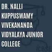 Dr Nalli Kuppuswamy Vivekananda Vidyalaya Junior College, Chennai